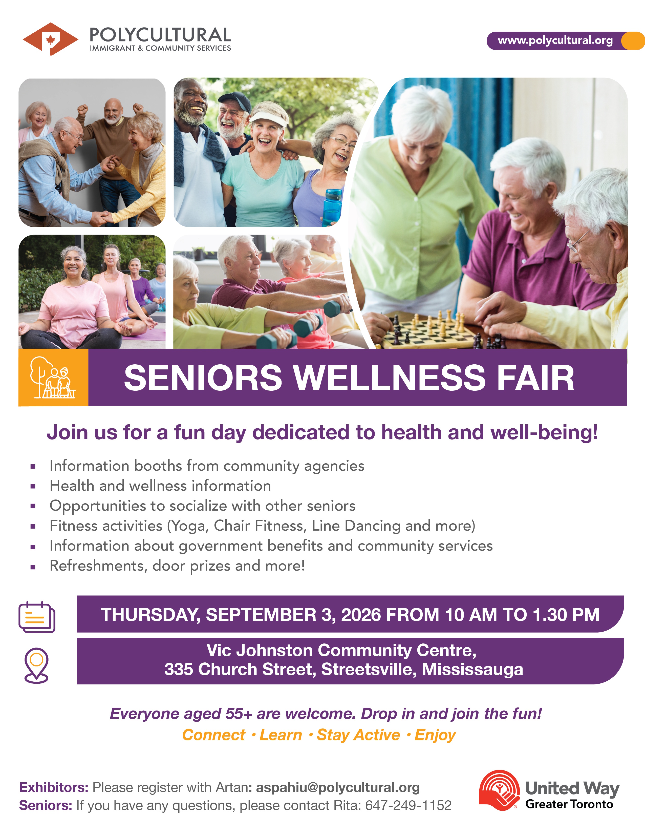 Seniors Wellness Fair Flyer 2026 image from Polycultural.org